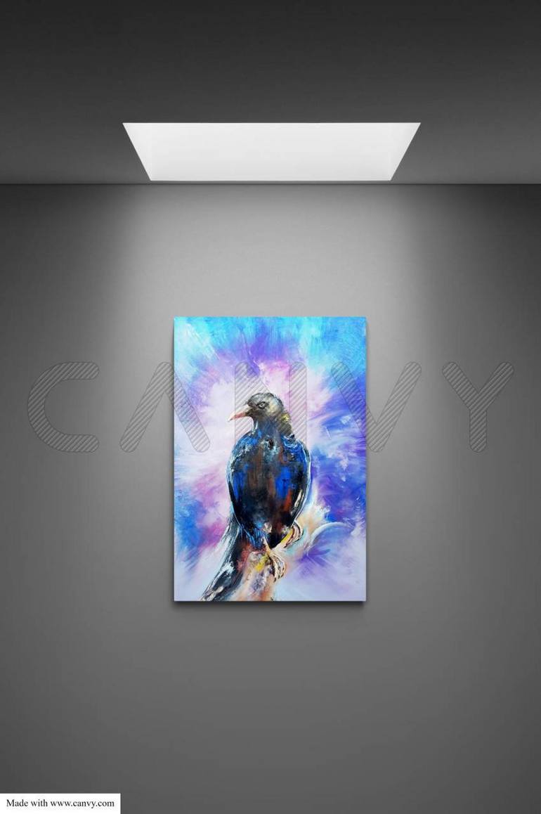 Original Abstract Animal Painting by Margo Tartart