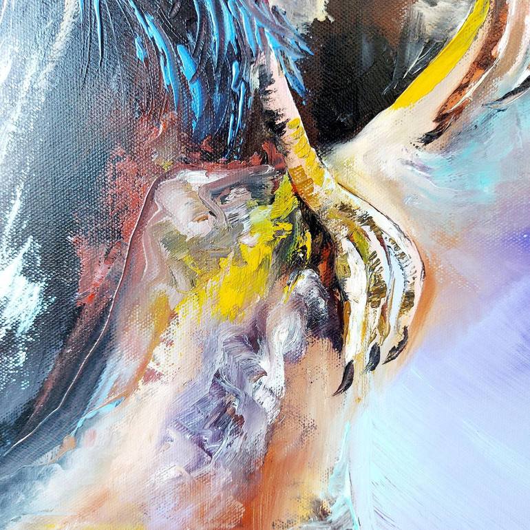 Original Abstract Animal Painting by Margo Tartart