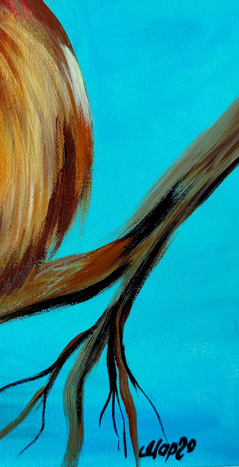 Original Abstract Animal Painting by Margo Tartart