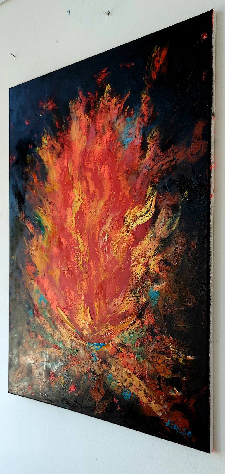 Original Art Deco Abstract Painting by Margo Tartart