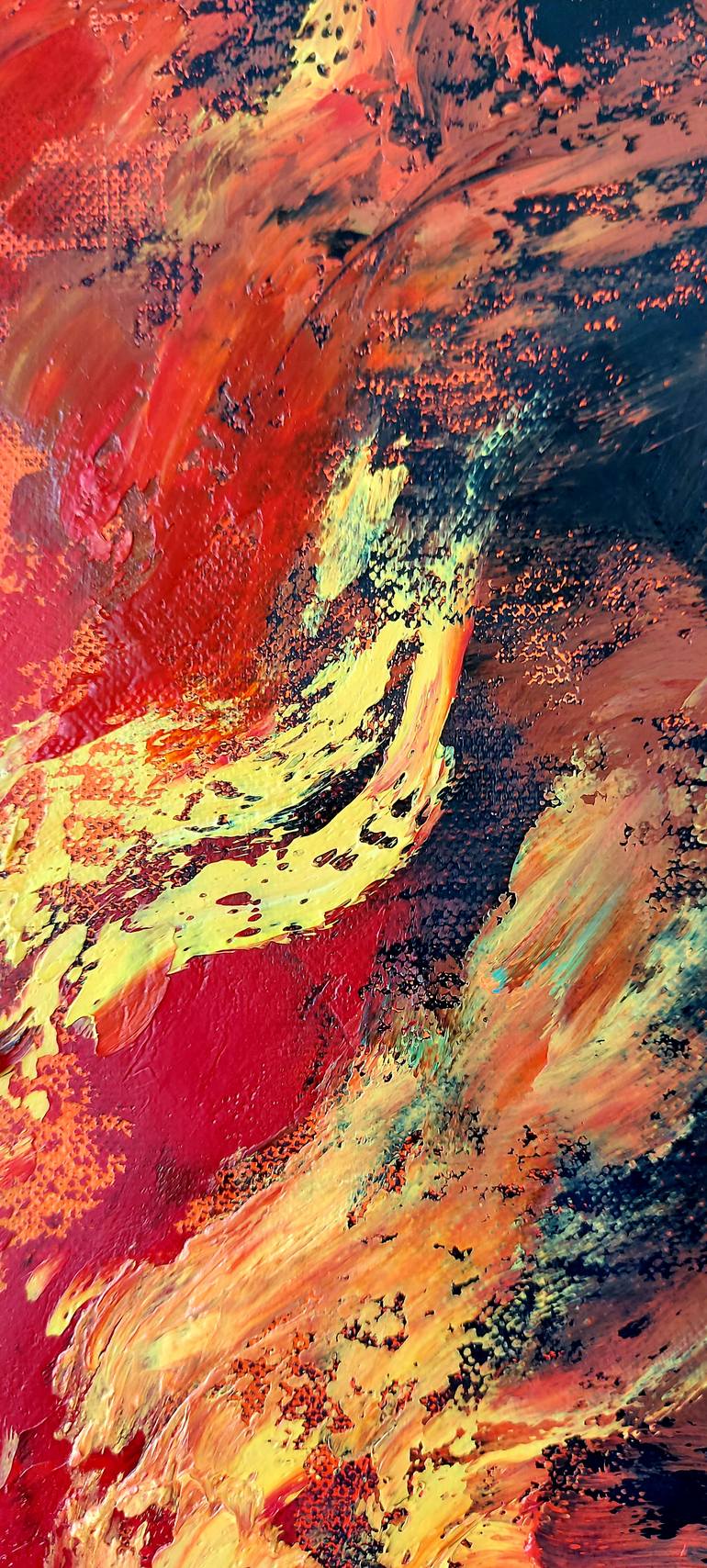 Original Art Deco Abstract Painting by Margo Tartart