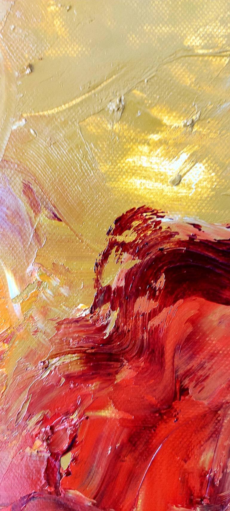 Original Abstract Expressionism Abstract Painting by Margo Tartart