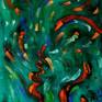 Green Cheerful Mood Abstract Art Painting by Margo Tartart | Saatchi Art