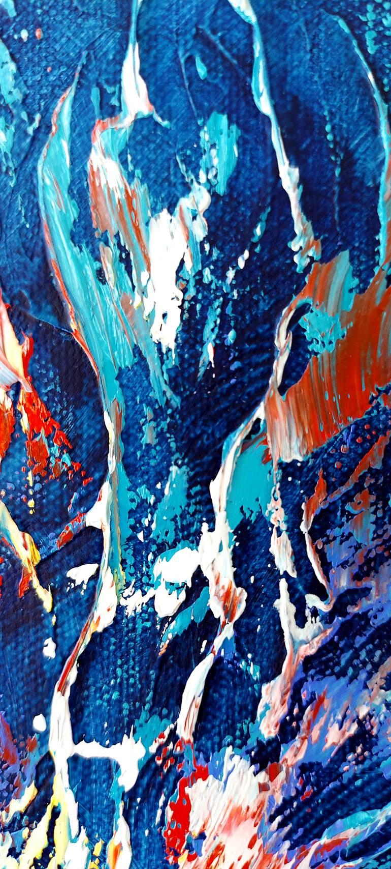 Original Abstract Expressionism Abstract Painting by Margo Tartart
