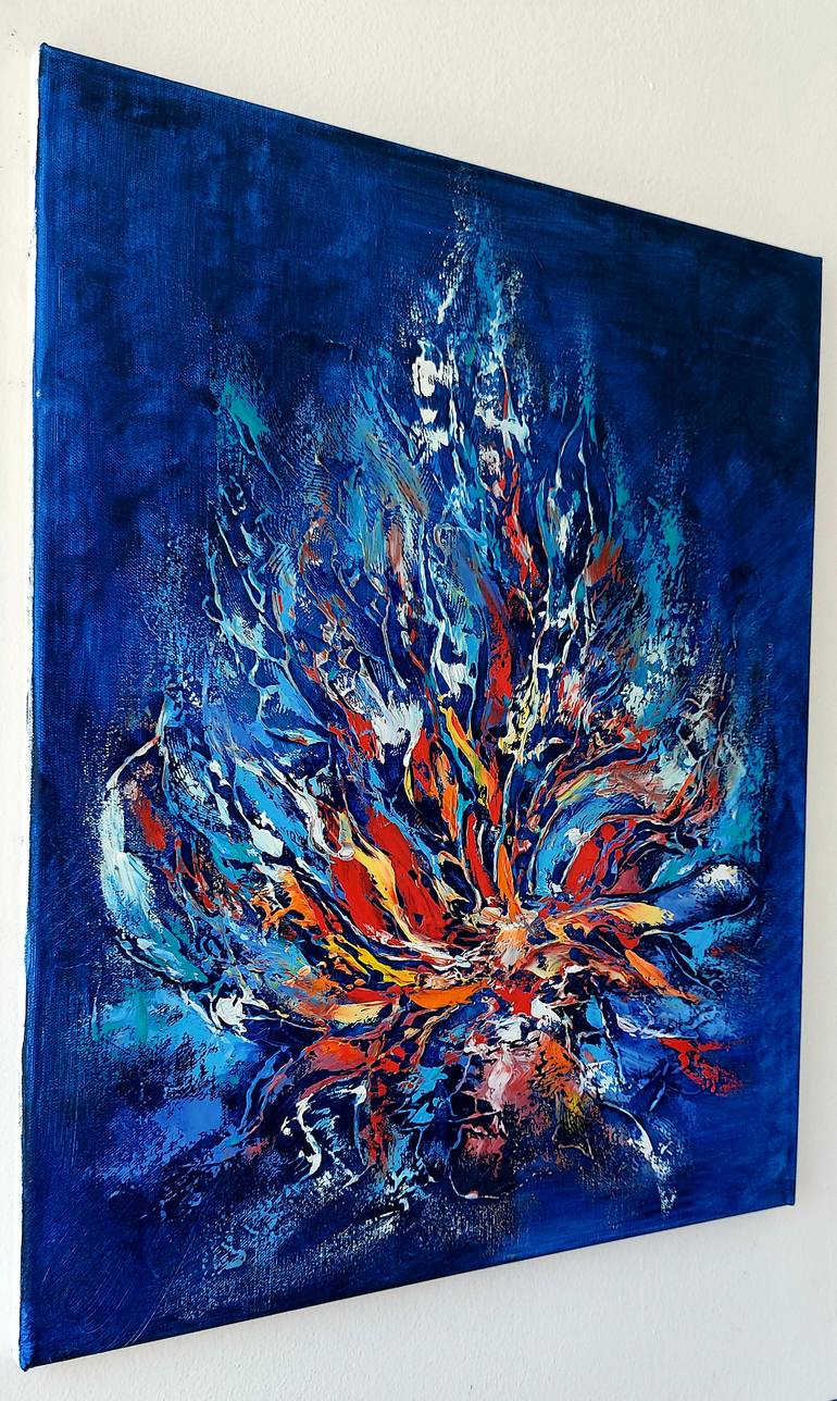 Original Abstract Expressionism Abstract Painting by Margo Tartart