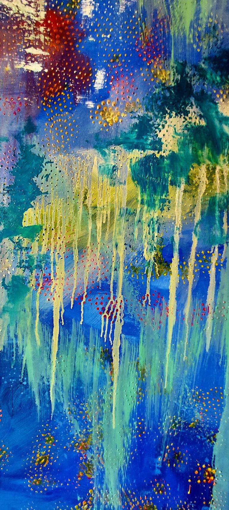 Original Abstract Expressionism Abstract Painting by Margo Tartart