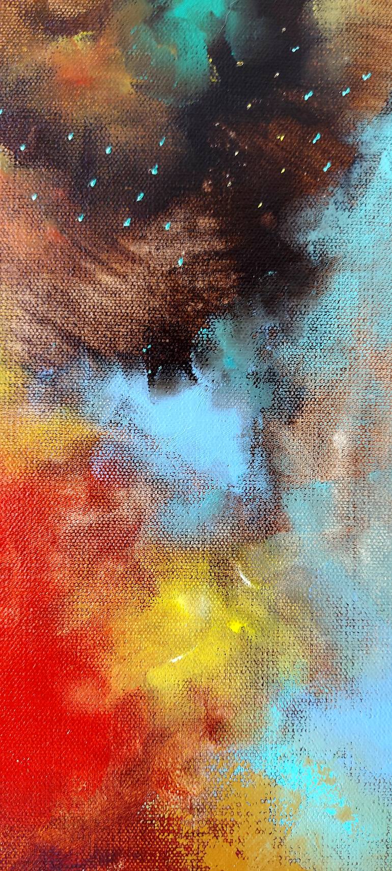 Original Abstract Expressionism Abstract Painting by Margo Tartart