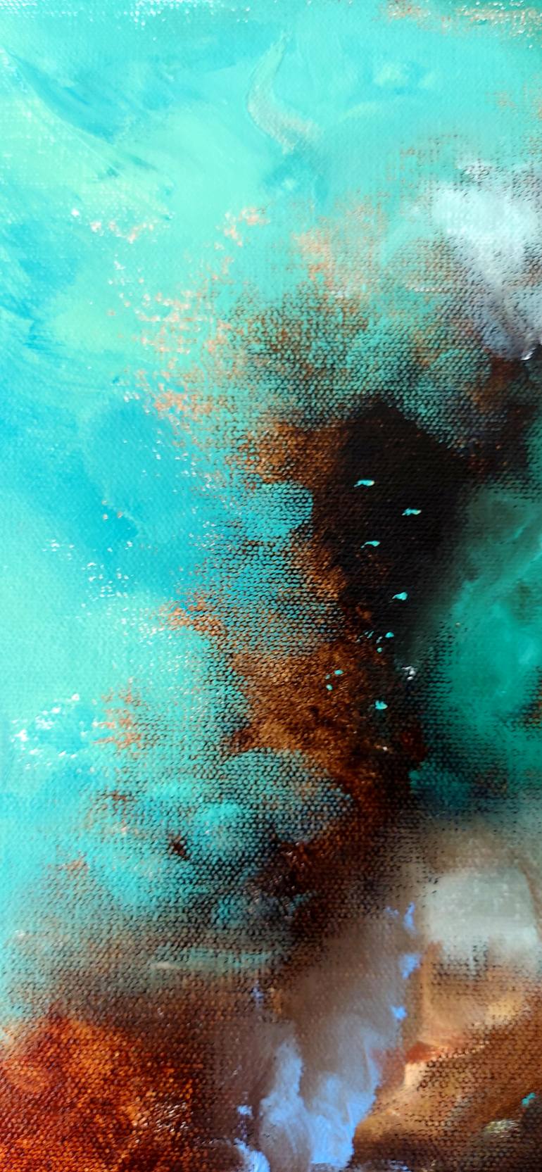 Original Abstract Expressionism Abstract Painting by Margo Tartart