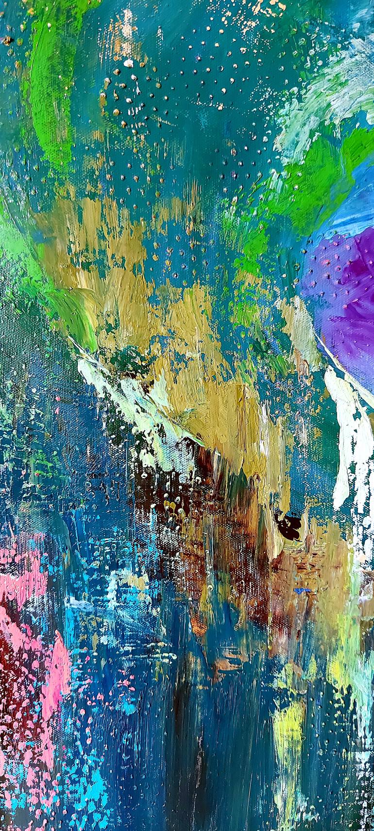 Original Abstract Expressionism Abstract Painting by Margo Tartart