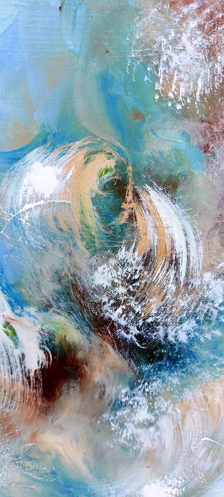 Original Impressionism Seascape Painting by Margo Tartart