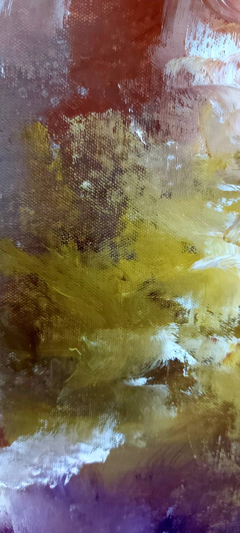 Original Abstract Expressionism Abstract Painting by Margo Tartart