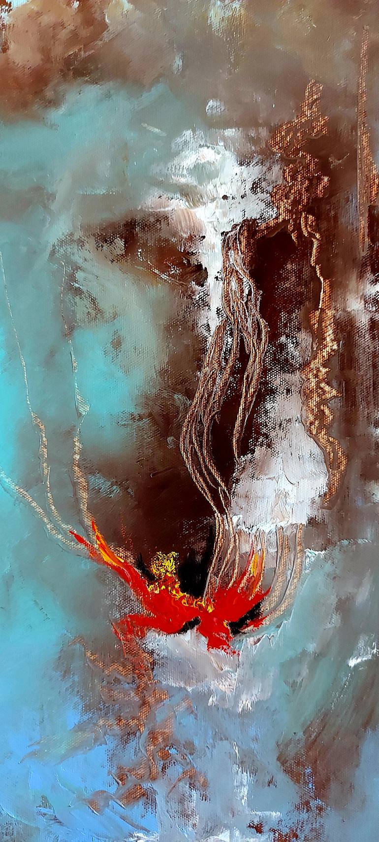 Original Abstract Expressionism Abstract Painting by Margo Tartart