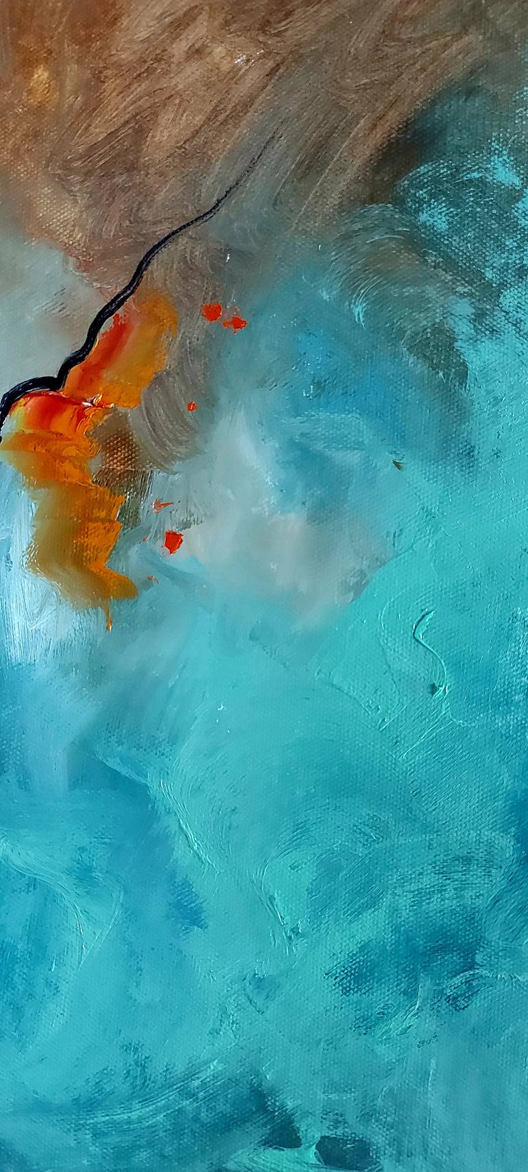 Original Abstract Expressionism Abstract Painting by Margo Tartart