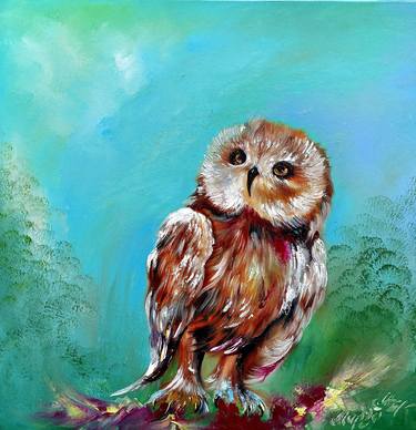 Original Expressionism Animal Paintings by Margo Tartart