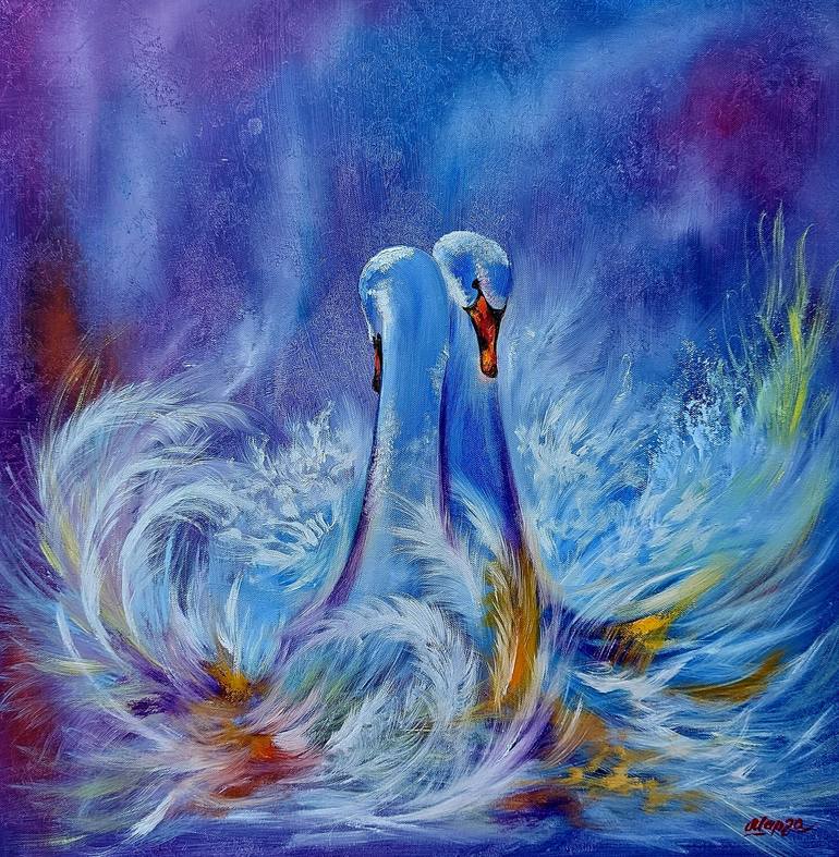 swan paintings