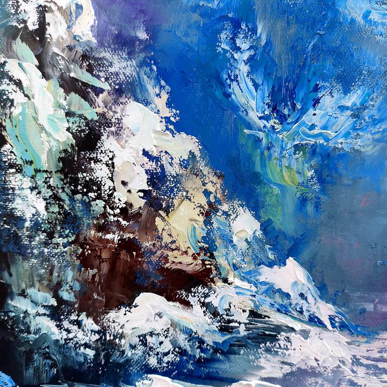 Original Abstract Expressionism Landscape Painting by Margo Tartart