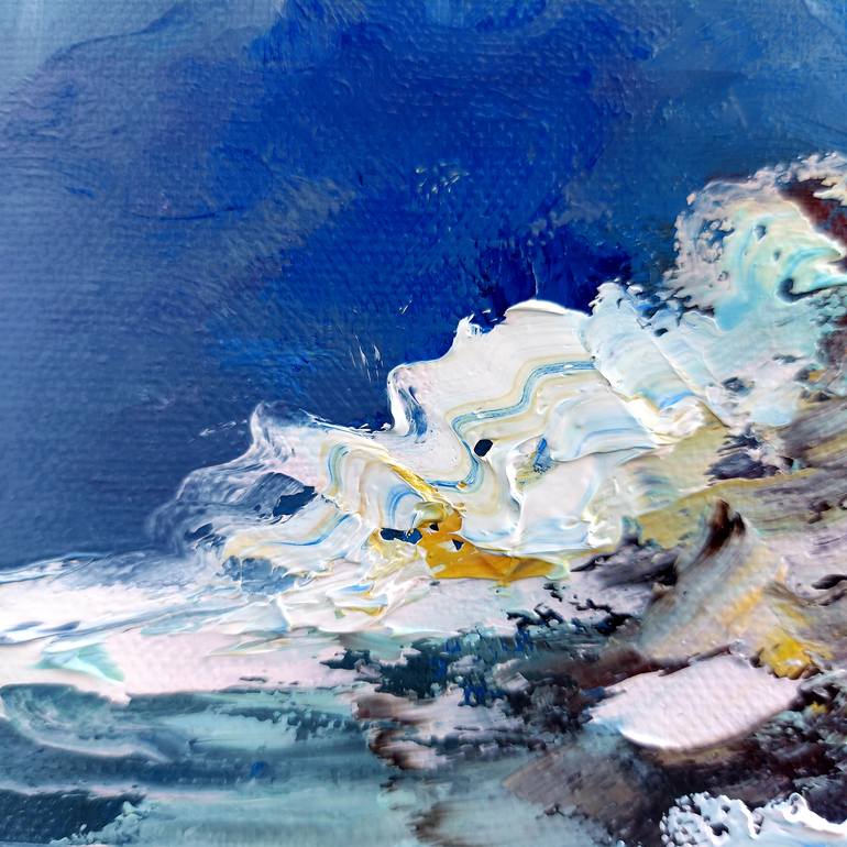 Original Abstract Expressionism Landscape Painting by Margo Tartart