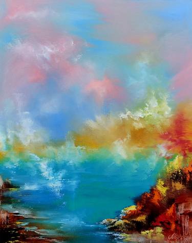 Print of Abstract Expressionism Seascape Paintings by Margo Tartart