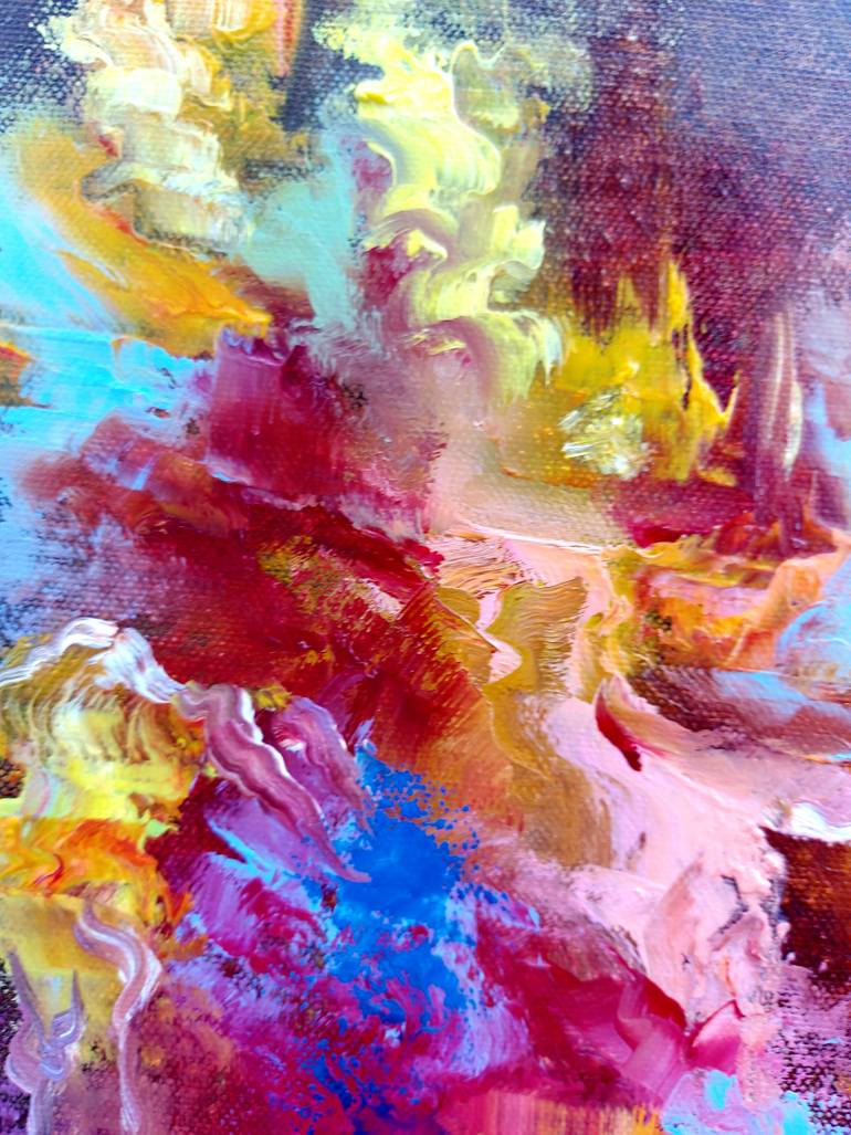 Original Art Deco Abstract Painting by Margo Tartart