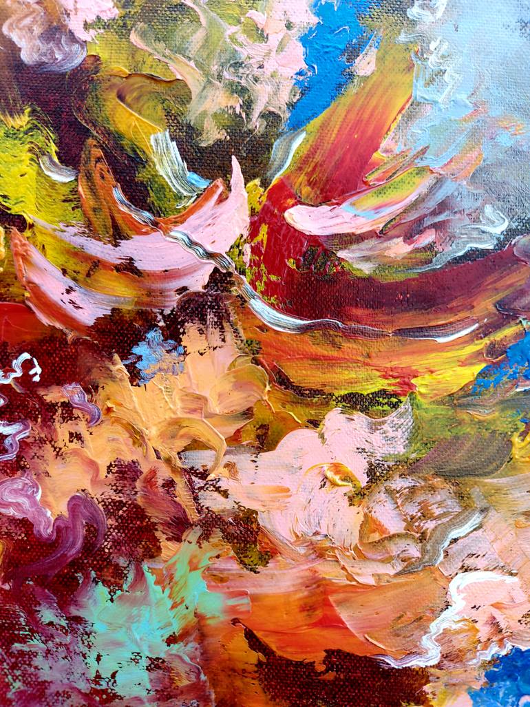 Original Art Deco Abstract Painting by Margo Tartart