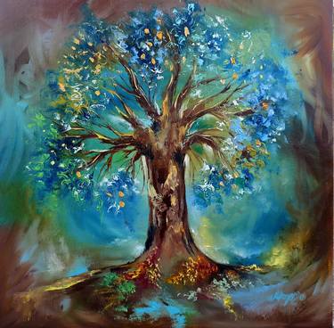 Original Expressionism Tree Paintings by Margo Tartart