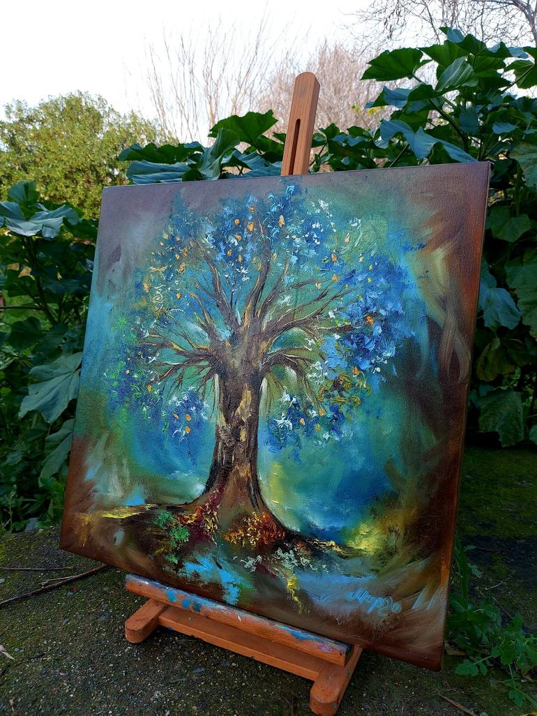 Original Tree Painting by Margo Tartart