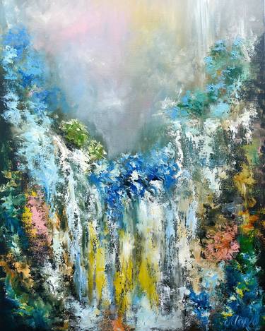 Print of Abstract Expressionism Nature Paintings by Margo Tartart