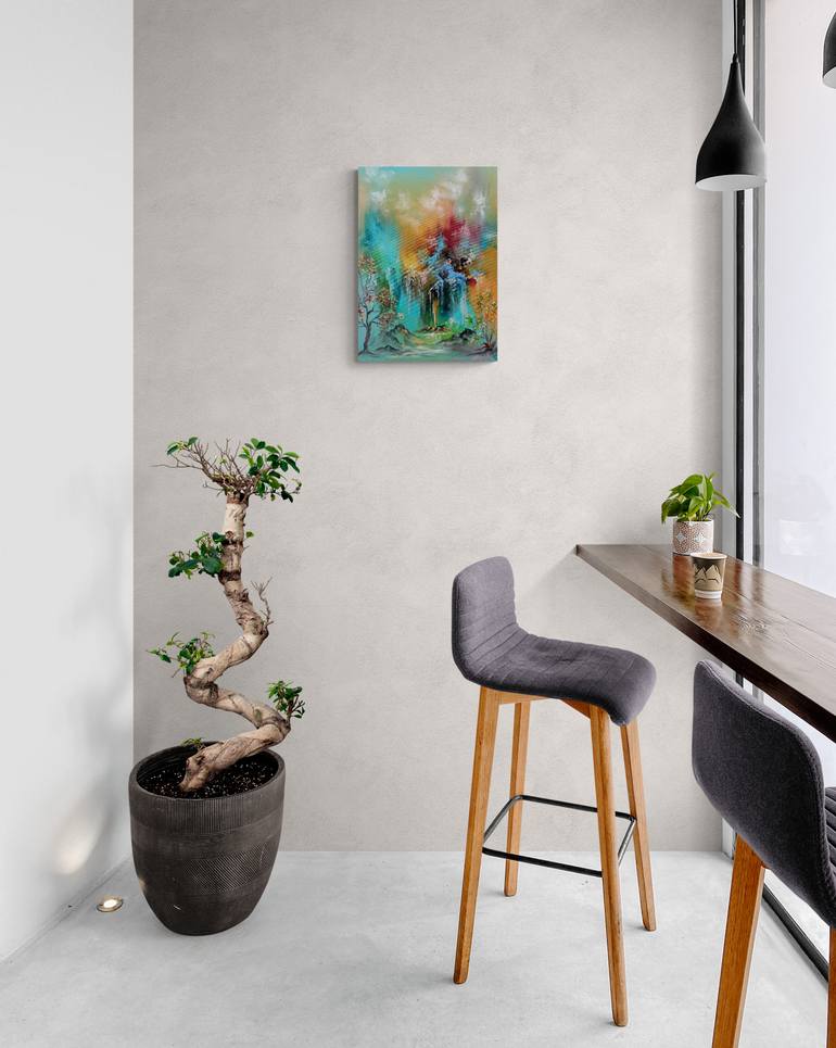 Original Abstract Expressionism Abstract Painting by Margo Tartart