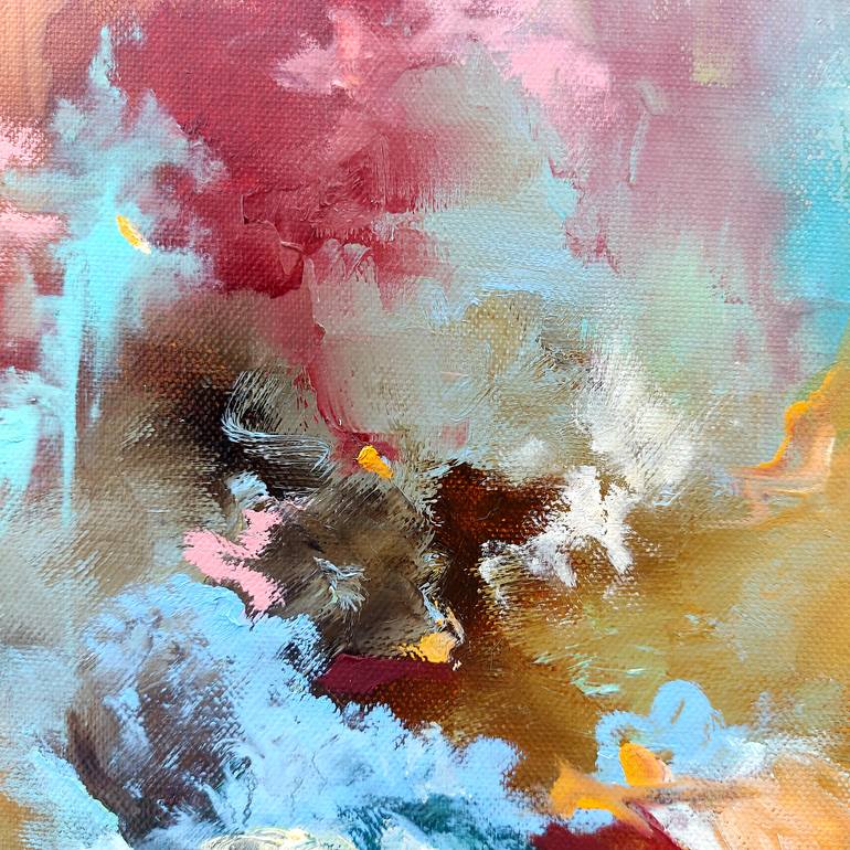 Original Abstract Expressionism Abstract Painting by Margo Tartart