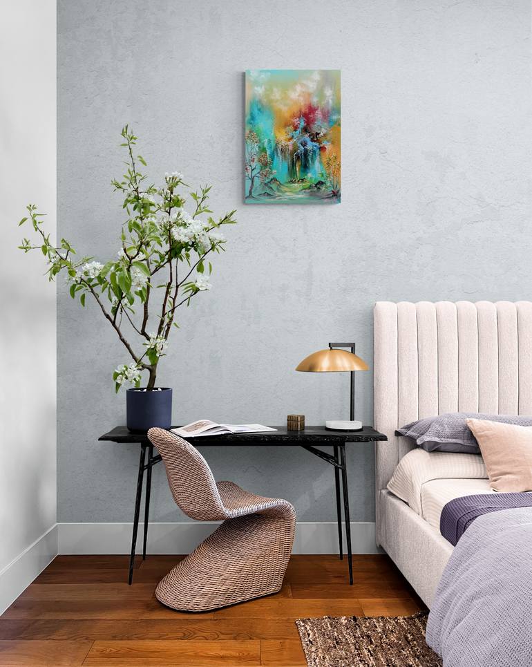 Original Abstract Expressionism Abstract Painting by Margo Tartart