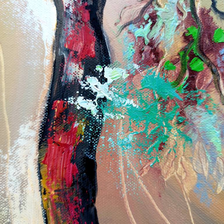 Original Abstract Expressionism Nature Painting by Margo Tartart