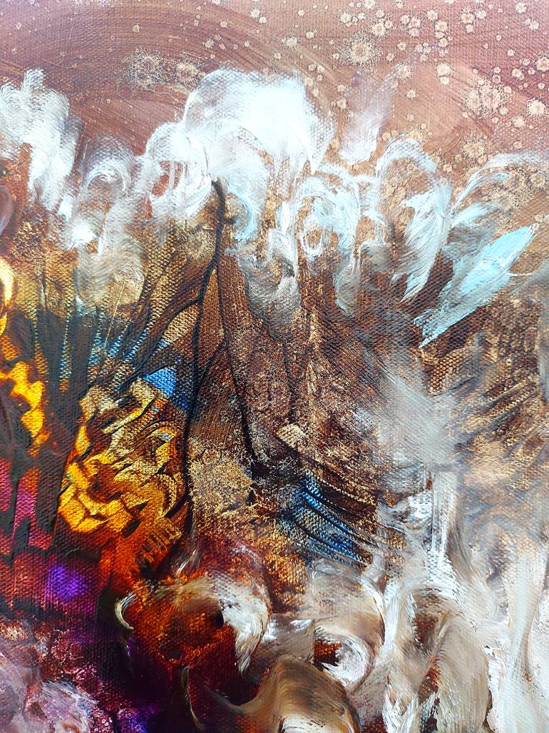 Original Abstract Expressionism Abstract Painting by Margo Tartart