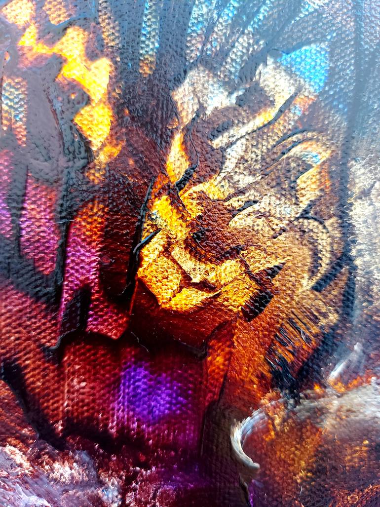 Original Abstract Expressionism Abstract Painting by Margo Tartart