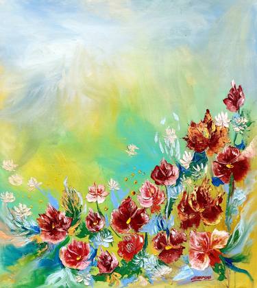 Print of Expressionism Garden Paintings by Margo Tartart