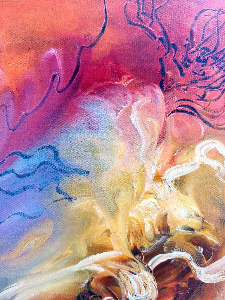 Original Abstract Expressionism Abstract Painting by Margo Tartart