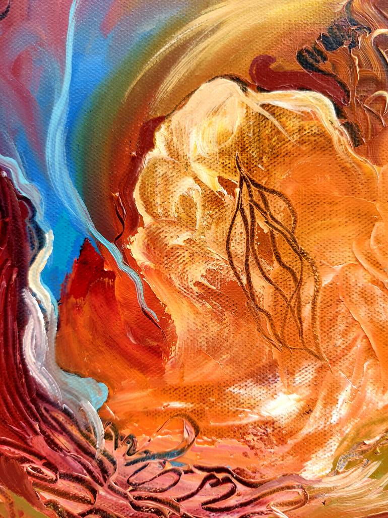 Original Abstract Expressionism Abstract Painting by Margo Tartart