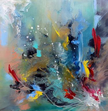 Print of Abstract Expressionism Abstract Paintings by Margo Tartart