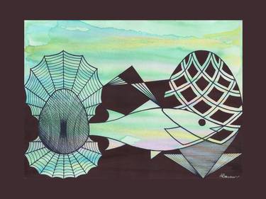 Print of Illustration Fish Paintings by Andrea Bonaccorsi