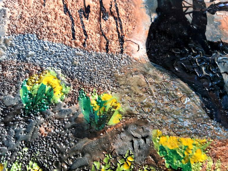 Original Abstract Landscape Painting by Andrea Bonaccorsi