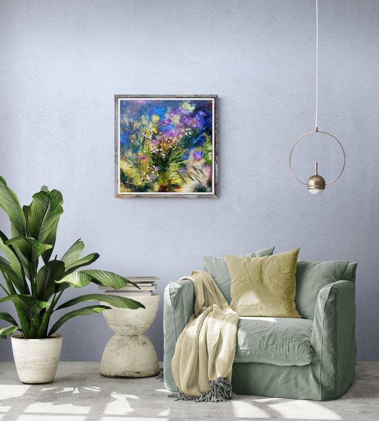 Original Floral Painting by Larisa Batenkova