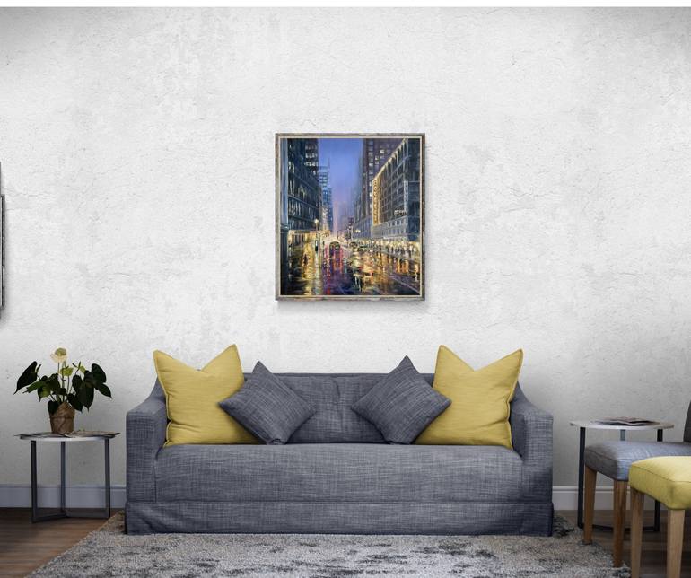 Original Fine Art Cities Painting by Larisa Batenkova