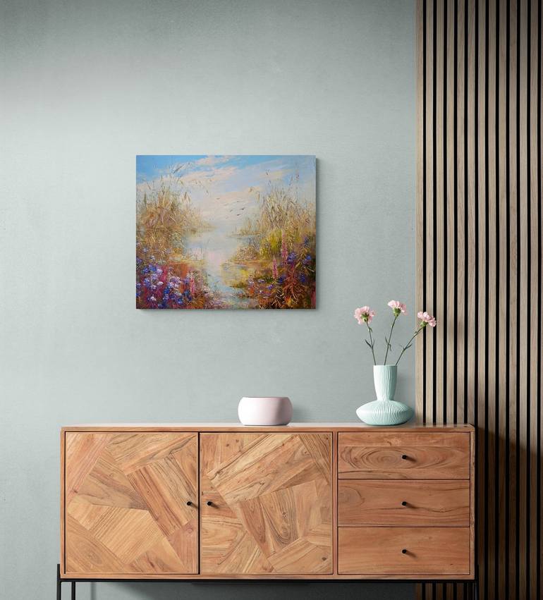 Original Fine Art Landscape Painting by Larisa Batenkova