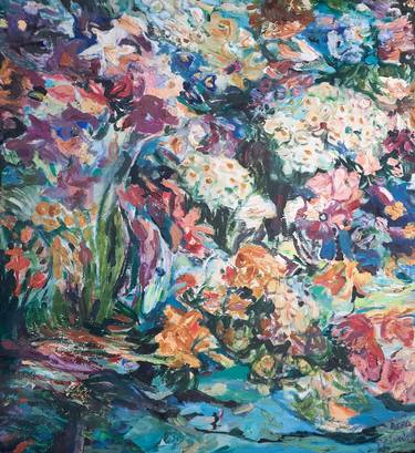 Original Floral Paintings by Anna Privaloff