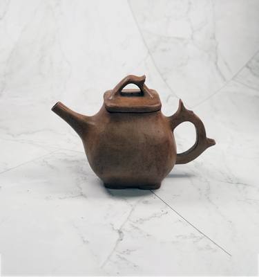 Square Handmade Teapot thumb