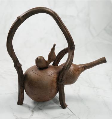 Gourd Handmade Teapot thumb