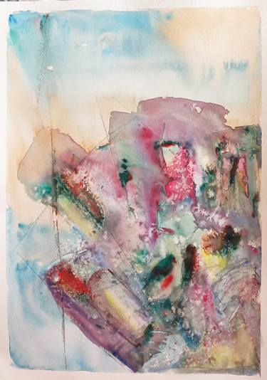 Original Abstract Painting by Mona Grover
