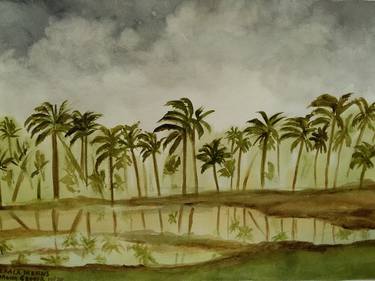 Print of Fine Art Landscape Paintings by Mona Grover