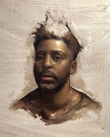 Print of Figurative Portrait Paintings by George Chronakis