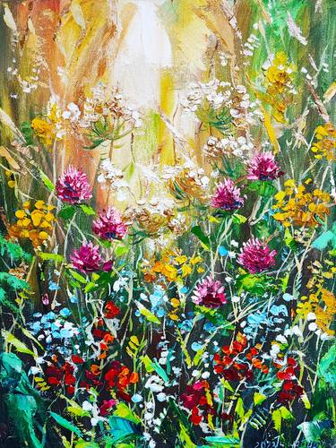 Original Floral Paintings by Tatjana Obuhova