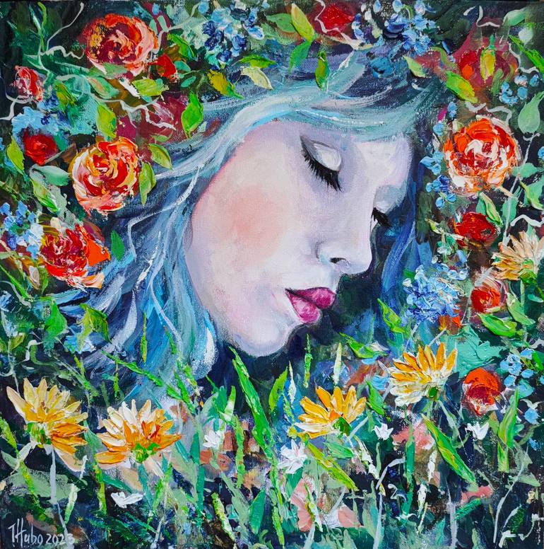 Print of Fine Art Portrait Paintings by Tatjana Obuhova